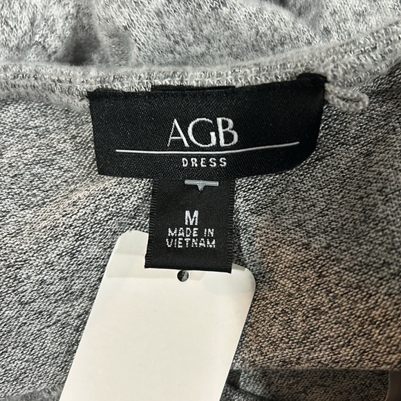 AGB size medium. Gray soft sweater dress. - Picture 6 of 6